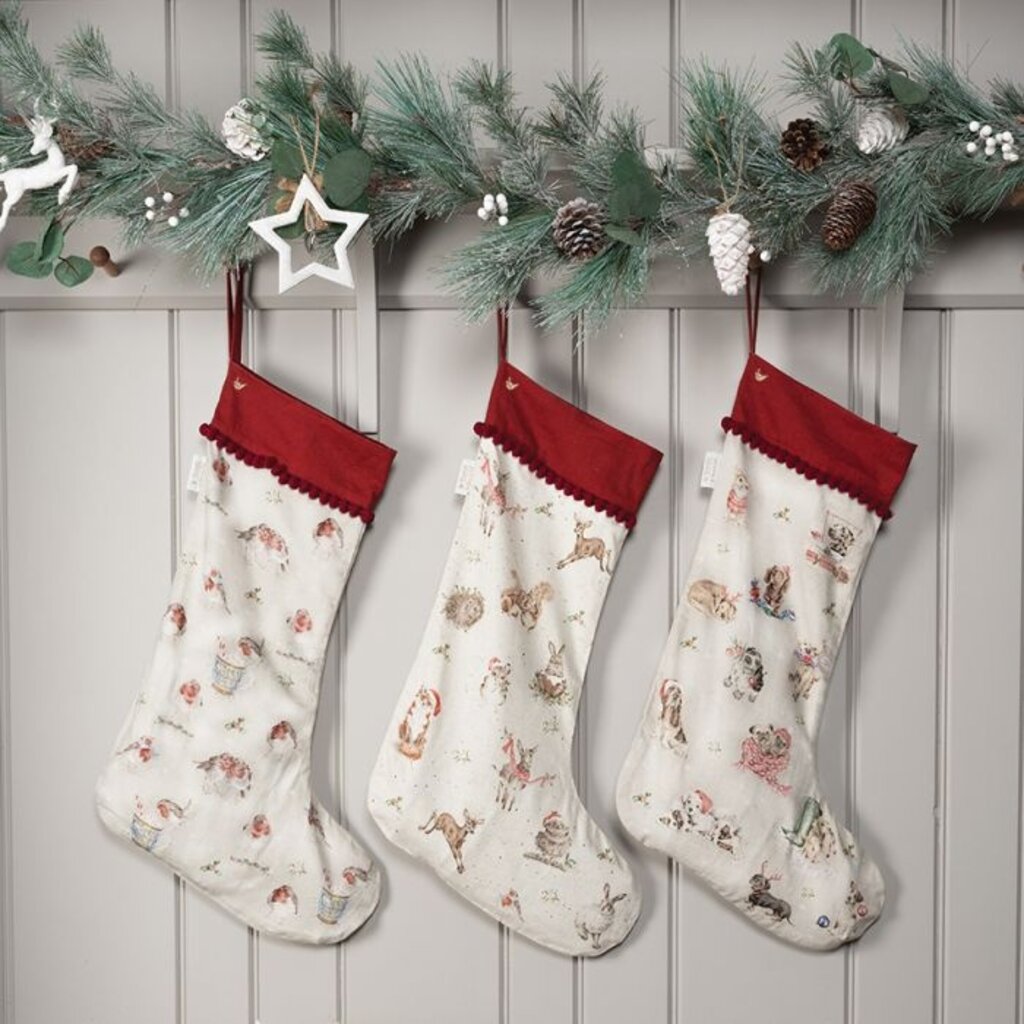 Wrendale Designs 'Season Tweetings' Robin Christmas Stocking