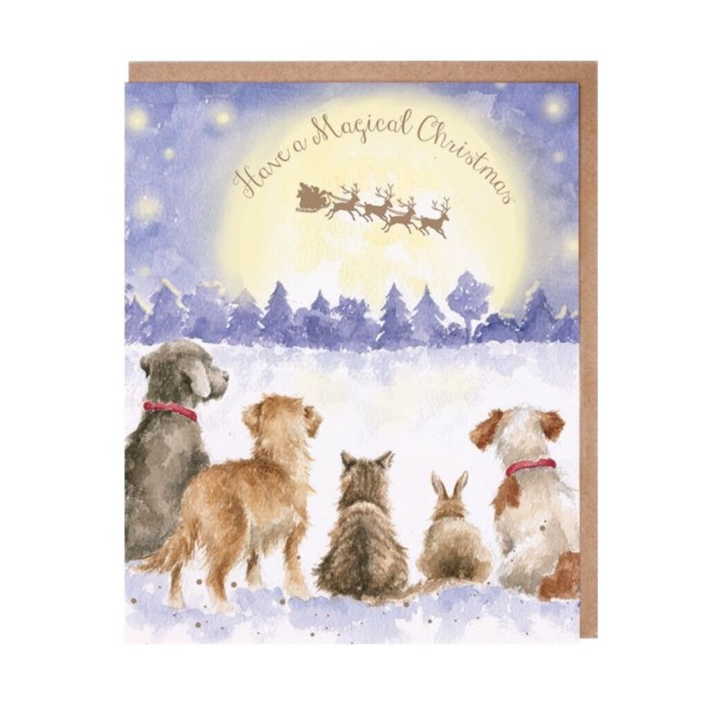 Wrendale Designs 'Have a Magical Christmas' Christmas Card