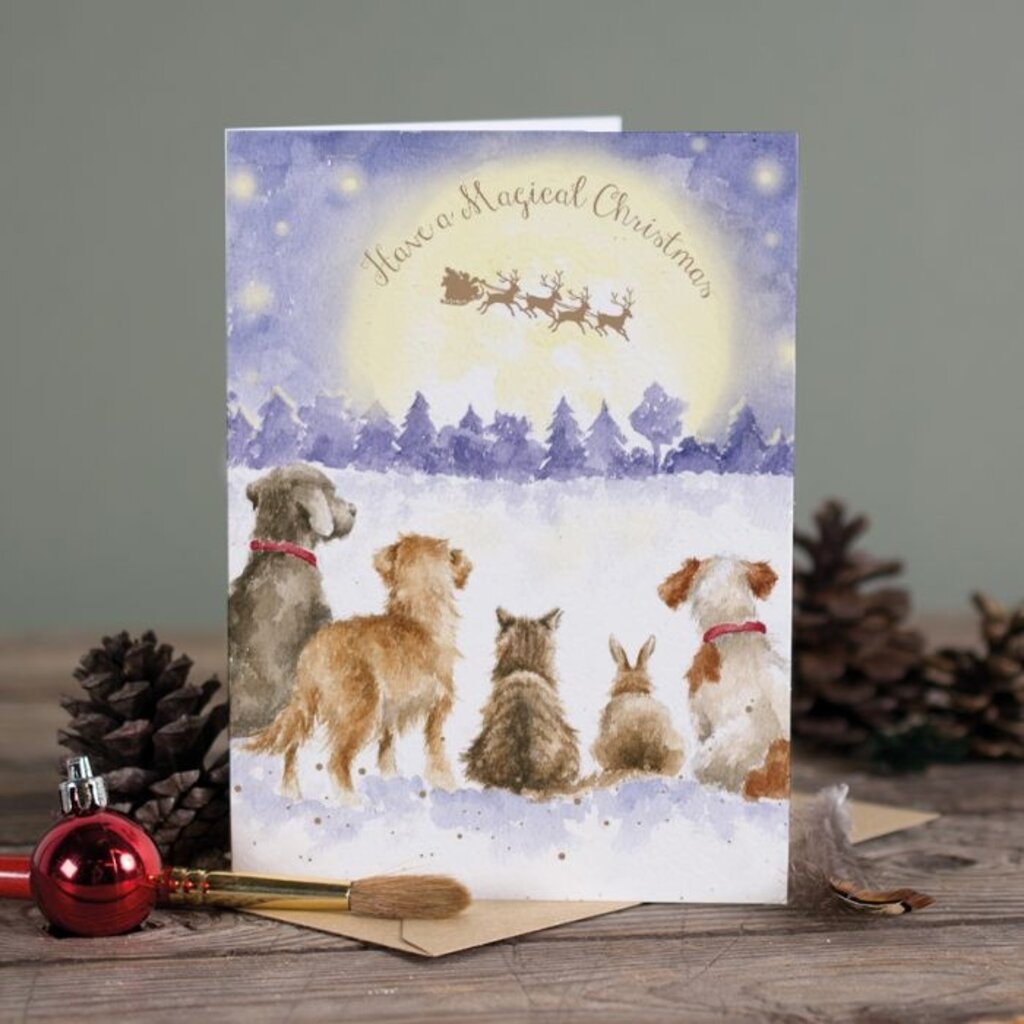 Wrendale Designs 'Have a Magical Christmas' Christmas Card
