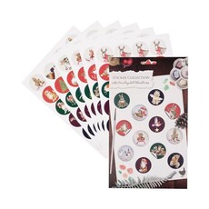Wrendale Designs 'The Country Set Christmas' Sticker Collection