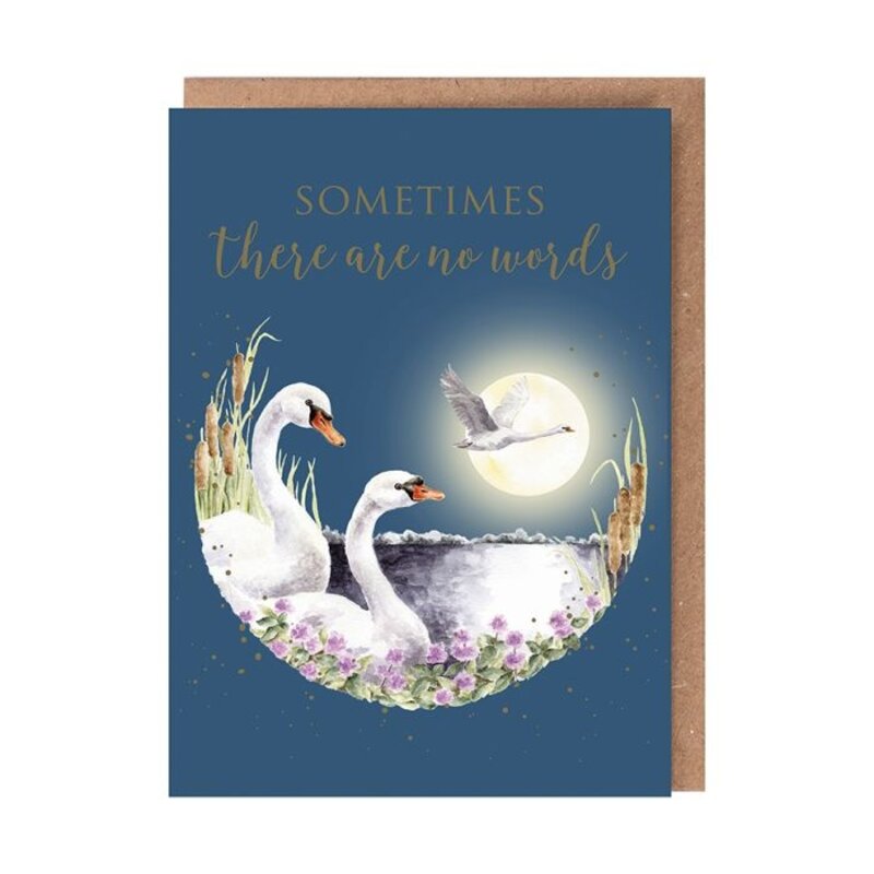 Wrendale Designs 'Sometimes There Are No Words' Sympathy Card