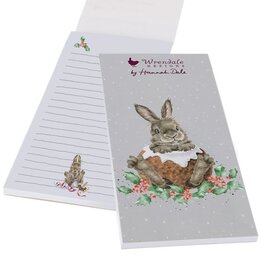 Wrendale Designs 'Little Pudding' Bunny Magnetic Shopping Pad