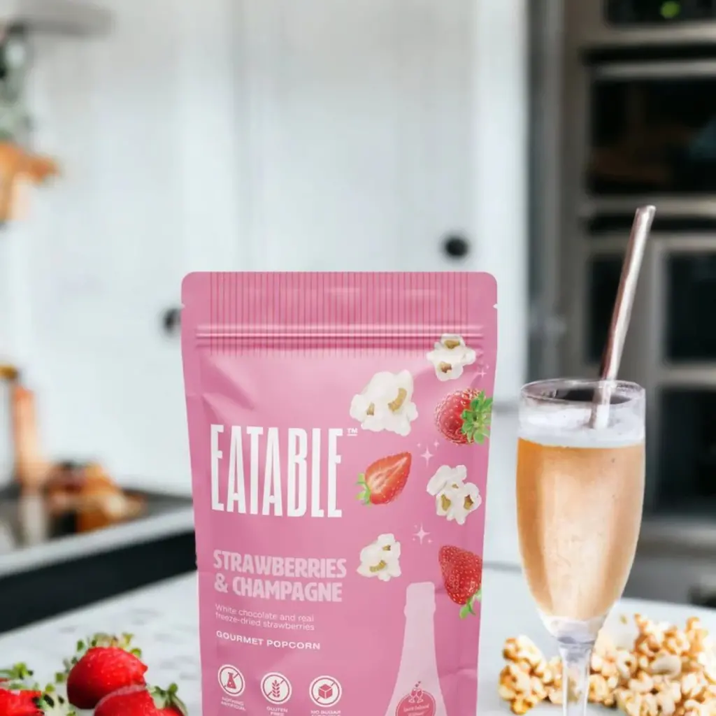 EATABLE Strawberries & Champagne Popcorn - 125g