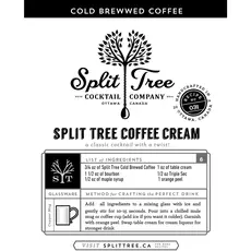 Split Tree Cocktail Co. Cold Brew Coffee Cordial 250ml
