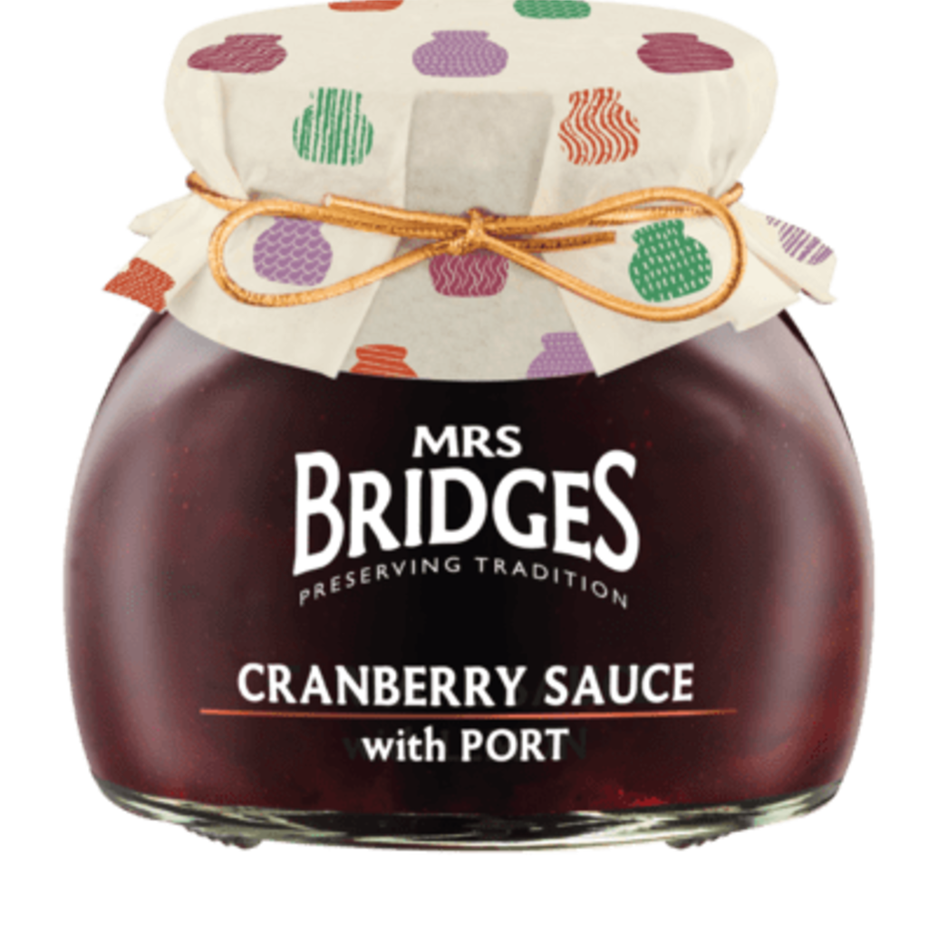 Mrs Bridges Cranberry Sauce with Port 250g
