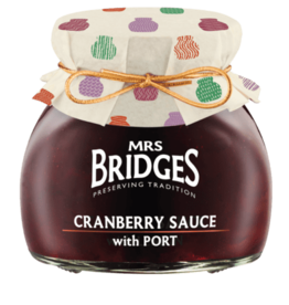 Mrs Bridges Cranberry Sauce with Port 250g