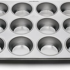 Fox Run Muffin Pan 12cup - Stainless Steel