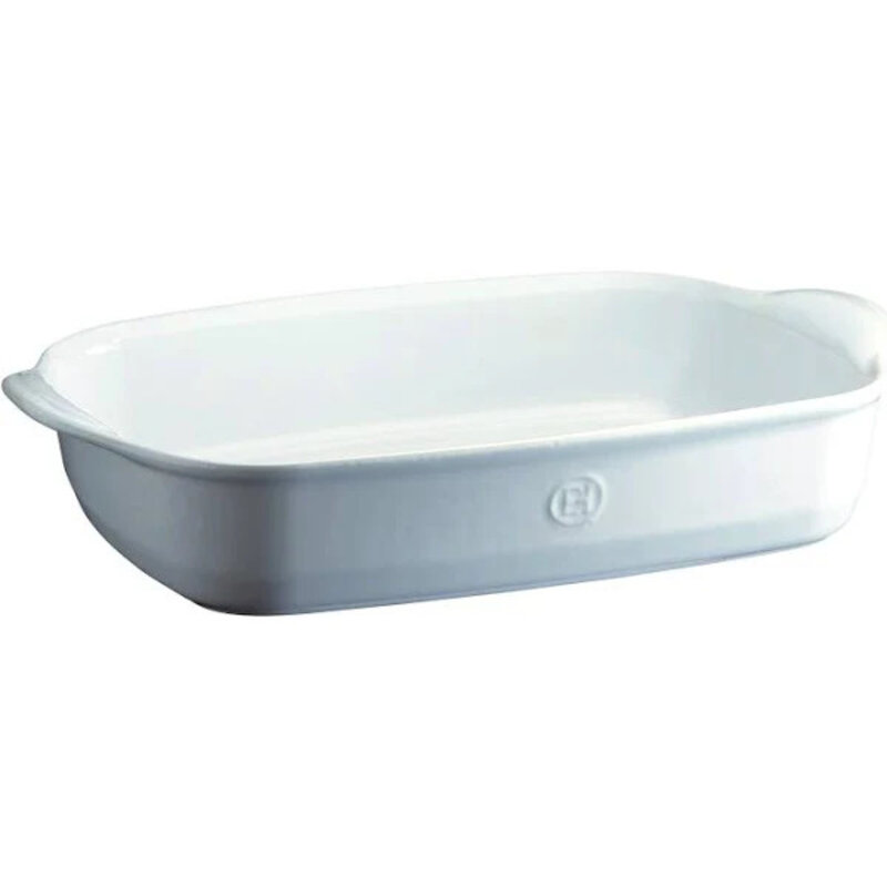 Emile Henry Rect Baking Dish - Farine - 14x10" 2.7L 35x25.5cm^