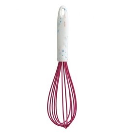 Trudeau Silicone Whisk 10" - Confetti Fuschia