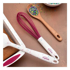 Trudeau Silicone Whisk 10" - Confetti Fuschia