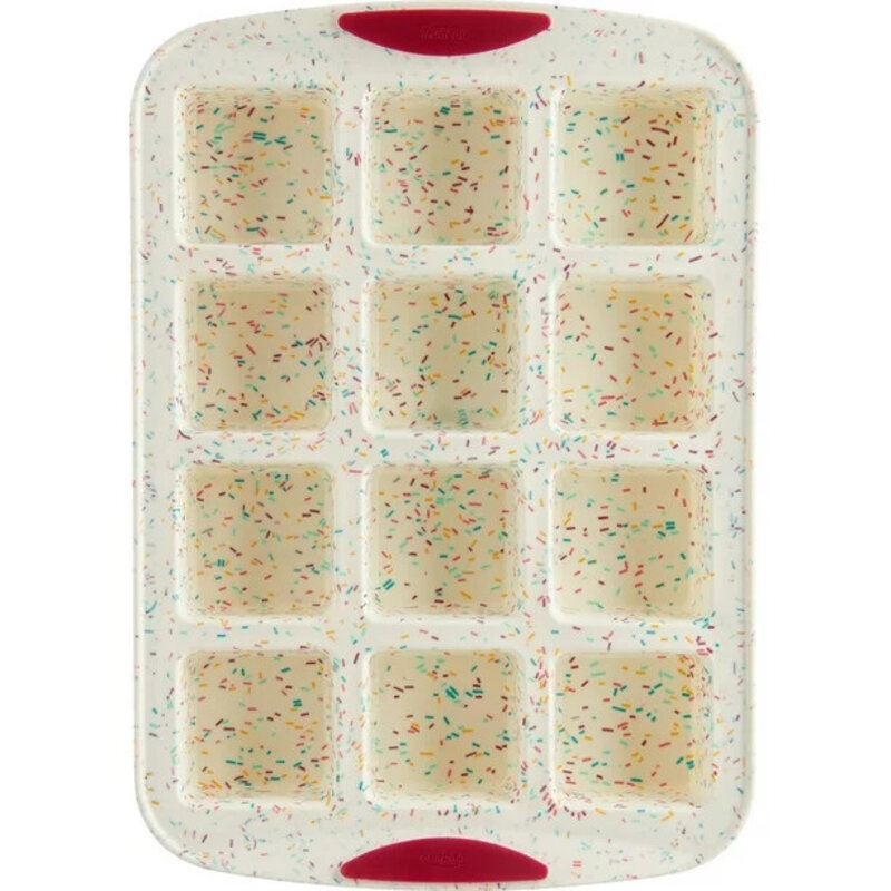 Trudeau Brownie Pan 12ct - Confetti