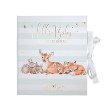 Wrendale Designs Baby Record Book 'Little Forest' - 'Hello Baby'