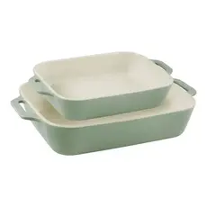 Staub Ceramic 2 Piece Rectangular Baking Dish Set