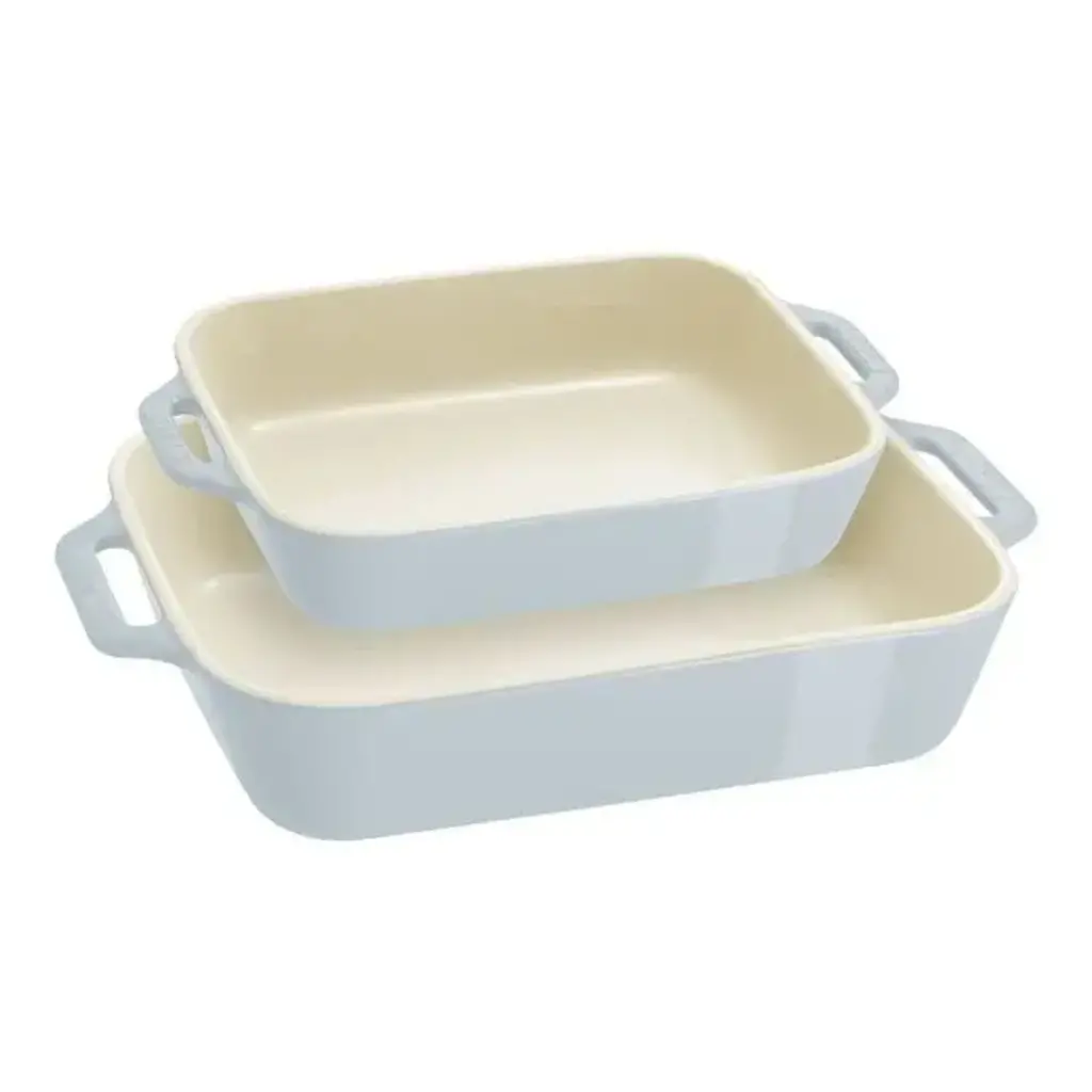 Staub Ceramic 2 Piece Rectangular Baking Dish Set