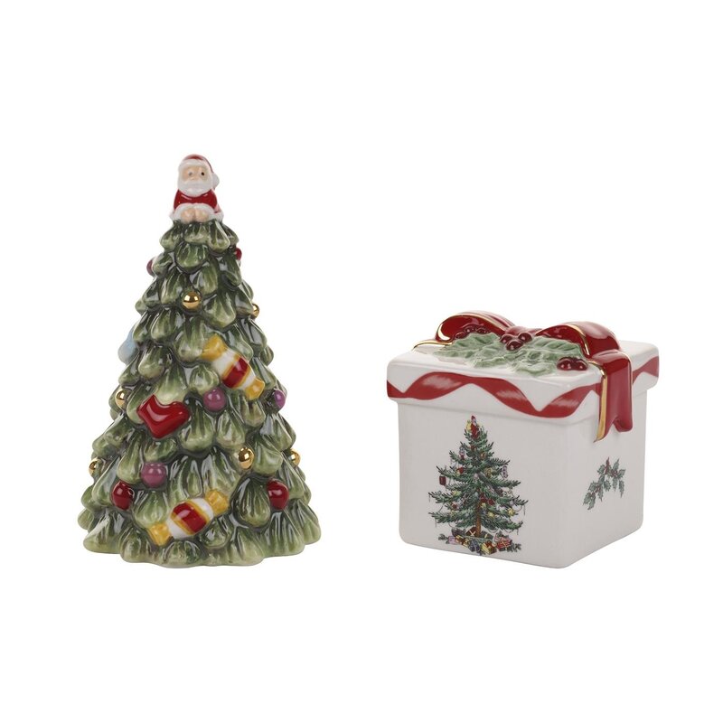 Christmas Tree Gift & Tree Salt & Pepper Set