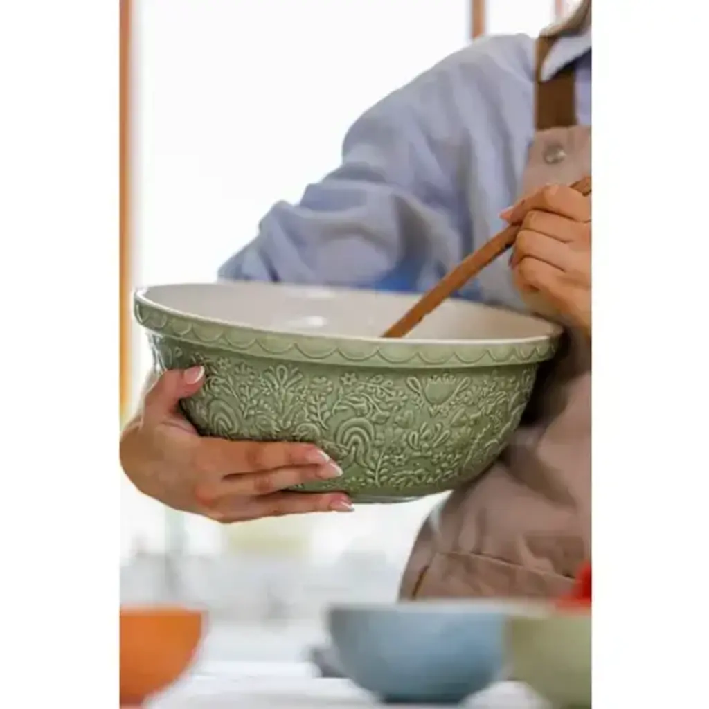 Mason Cash 'Home To Roost' Mixing Bowl - 29cm /12" - Light Green