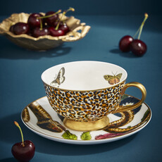 Creatures of Curiosity - Leopard/ Snake- Cup & Saucer