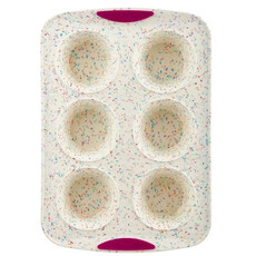 Trudeau Jumbo Muffin Pan 6ct - Confetti