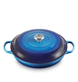 Le Creuset 4.7L Braiser S.S. Knob - Blueberry