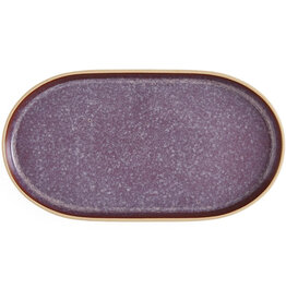 Minerals Medium  Oval Platter 12"x6.4" - Amethyst