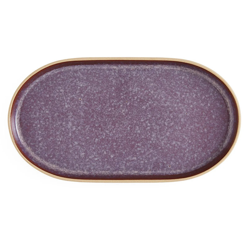 Minerals Medium  Oval Platter 12"x6.4" - Amethyst