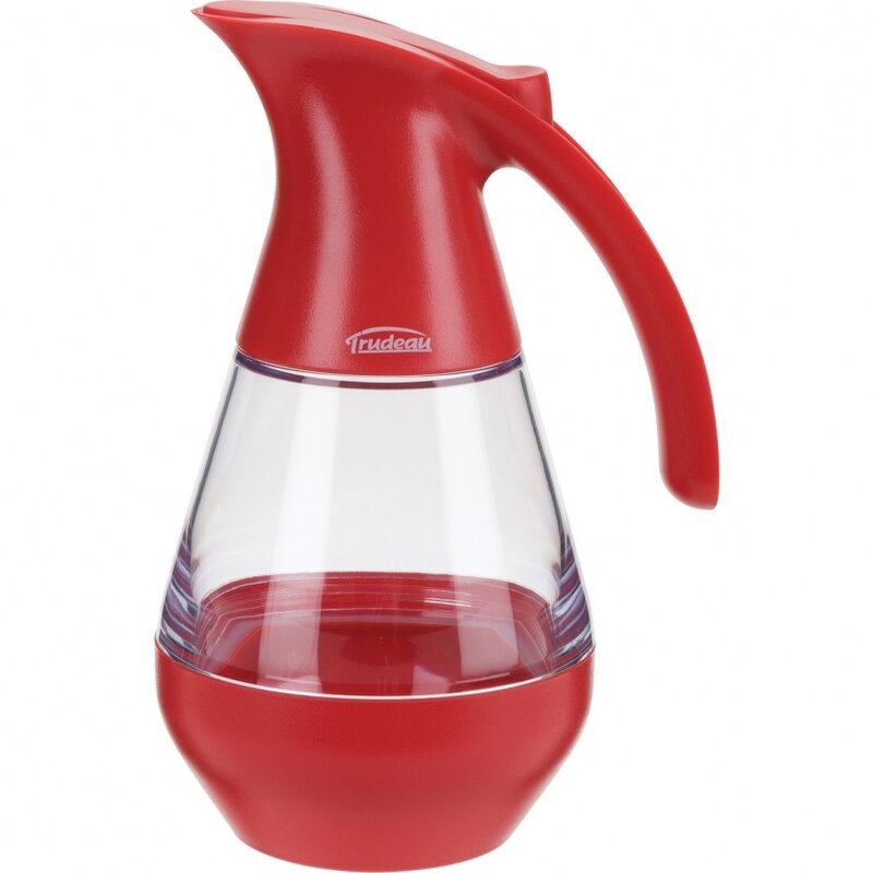 Trudeau Syrup Dispenser  19oz/540ml - Candy Red