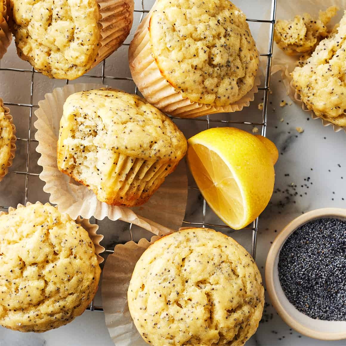 Light & Fresh: Zesty Lemon Poppy Seed Muffins 