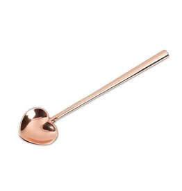 Abbott Rose Gold Heart Shape Small Spoon - 5.5"