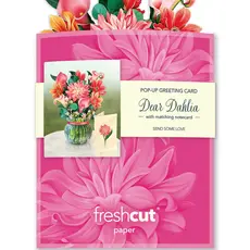 Freshcut paper Mini Pop-Up Flower Bouquet - Dear Dahlia