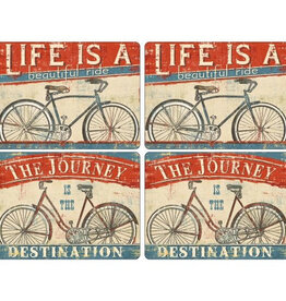 Pimpernel Beautiful Ride Mat S/4 16"x12"