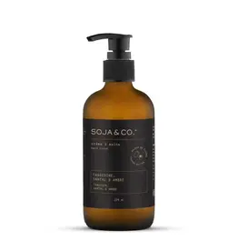 Soja & Co. Hand Cream 228ml - Tangerine, Sandalwood + Amber