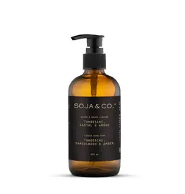 Soja & Co. Liquid Hand Soap 238ml - Tangerine, Sandalwood + Amber