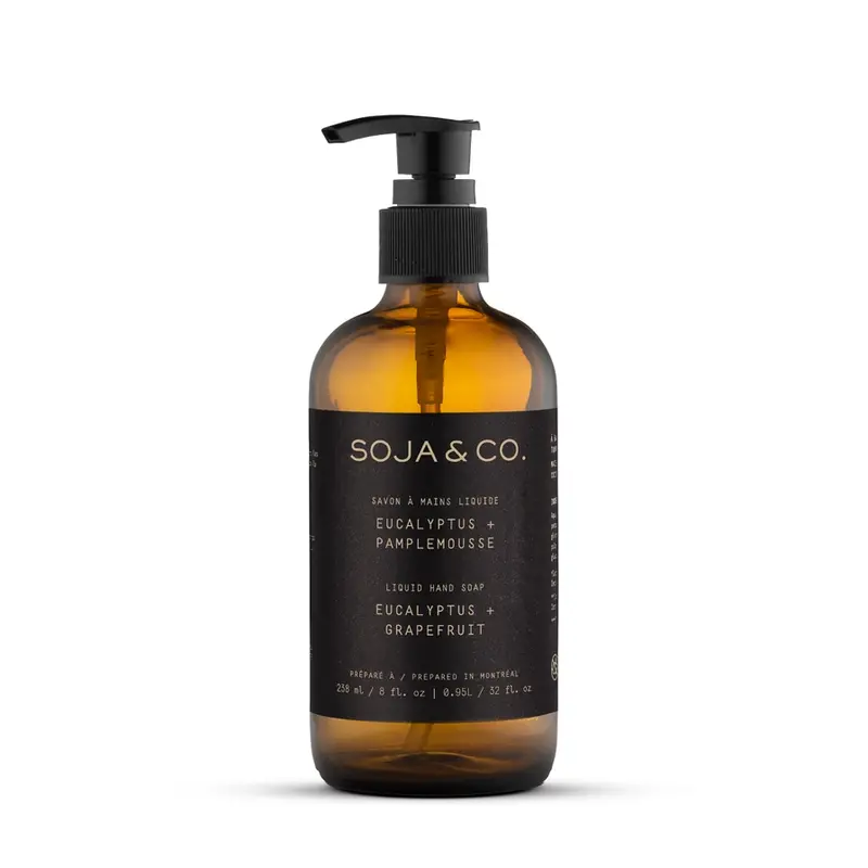Soja & Co. Liquid Hand Soap 238ml - Eucalyptus + Grapefruit