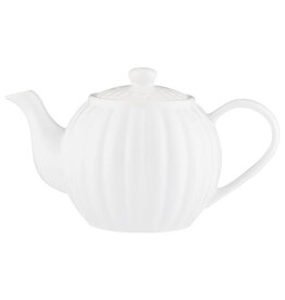 Luxe Teapot 6 Cup - White