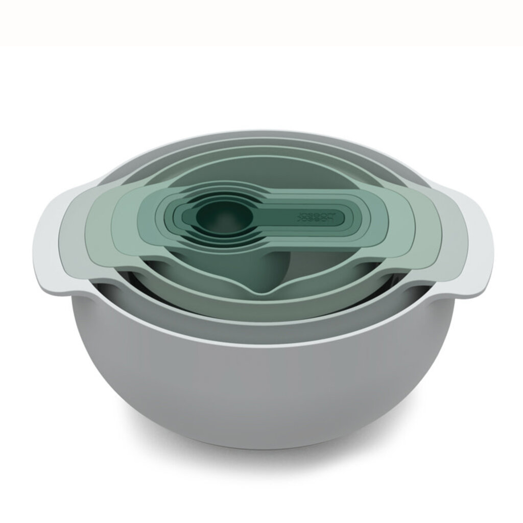 Joseph Joseph Nest 9 Plus Prep Green Bowl Set