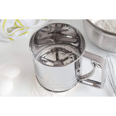 Fox Run Flour Sifter - 4 Cup Stainless Steel
