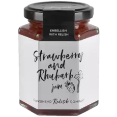 Hawkshead Relish Company Strawberry Rhubarb Jam - 220g