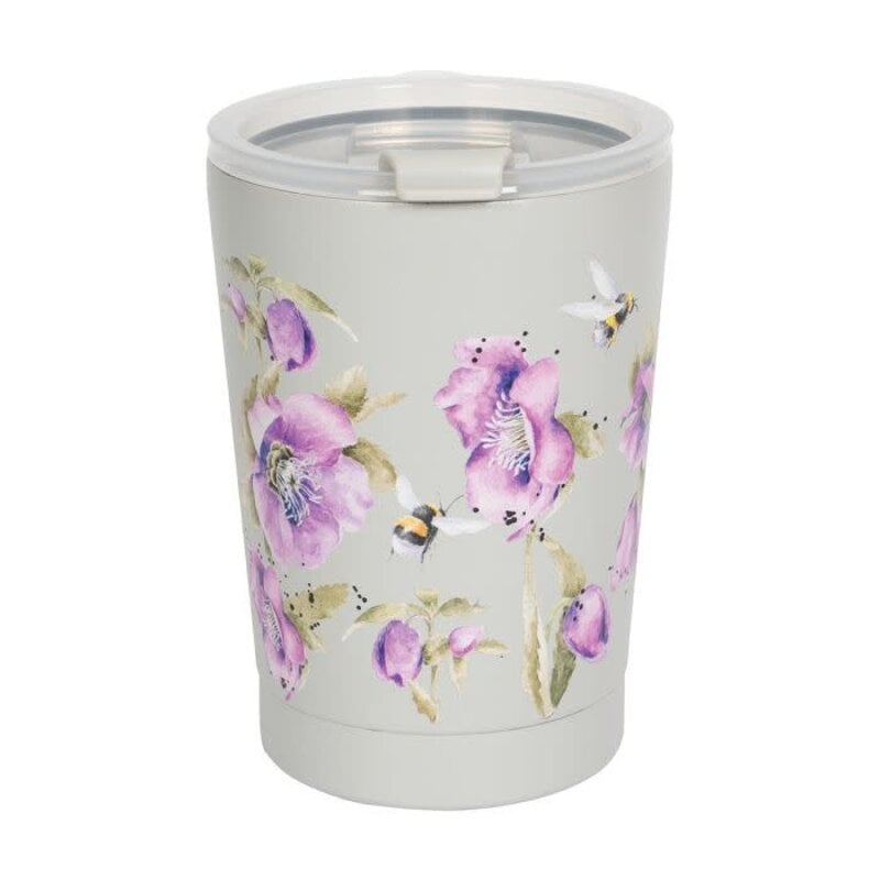 Wrendale Designs Thermal Travel Cup 11oz 320ml - 'Busy Bee' Bees