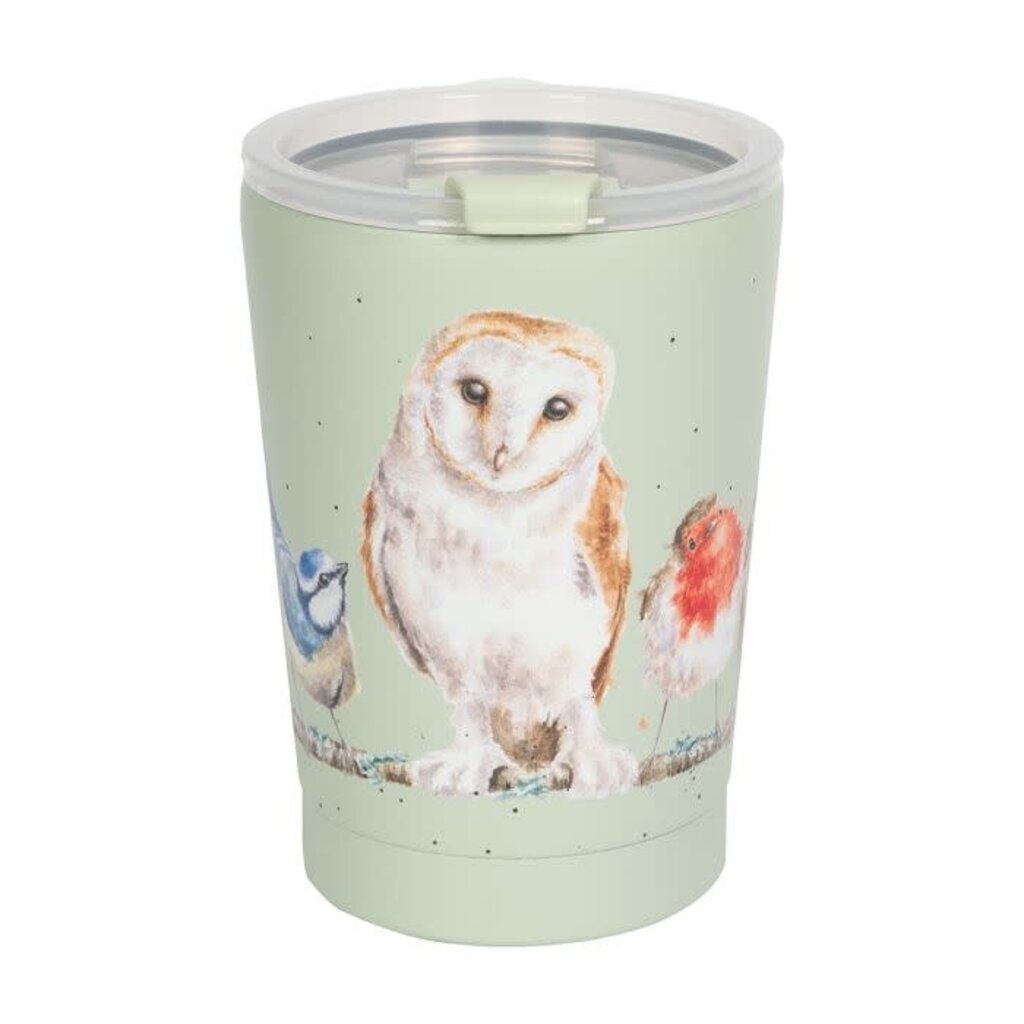 Wrendale Designs Thermal Travel Cup 11oz 320ml - 'Variety of Life' Birds