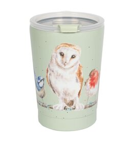 Wrendale Designs Thermal Travel Cup 11oz 320ml - 'Variety of Life' Birds