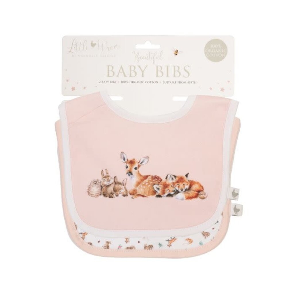 Wrendale Designs Bib Gift Set - 'Little Forest' Woodland Animals