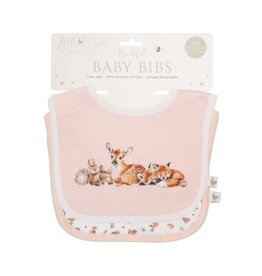 Wrendale Designs Bib Gift Set - 'Little Forest' Woodland Animals