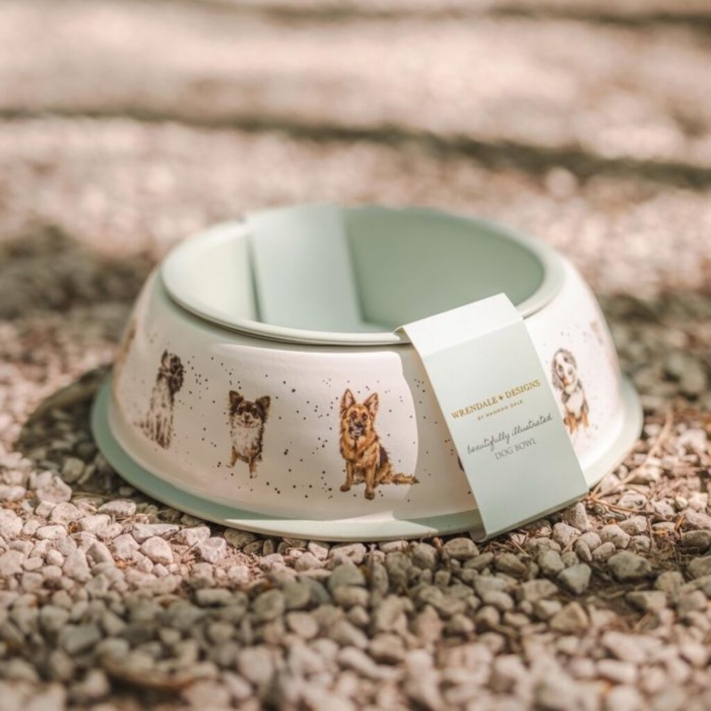 Wrendale Designs Dog Bowl 'A Dog's Life'