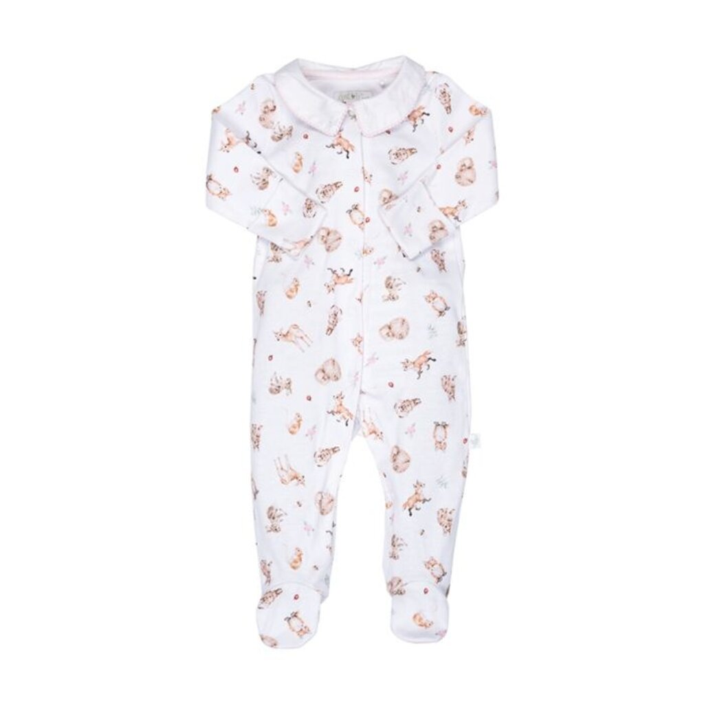 Wrendale Designs Sleepsuit 3 - 6 M - 'Little Forest'