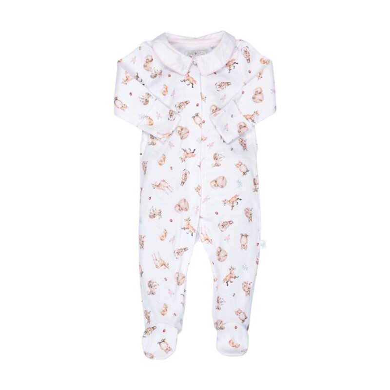 Wrendale Designs Sleepsuit 3 - 6 M - 'Little Forest'