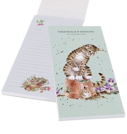 Wrendale Designs Shopping Pad Mag 'Hide & Squeak' Cat