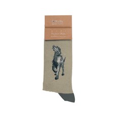 Wrendale Designs Men's Socks - 'Walkies' - Black Labrador