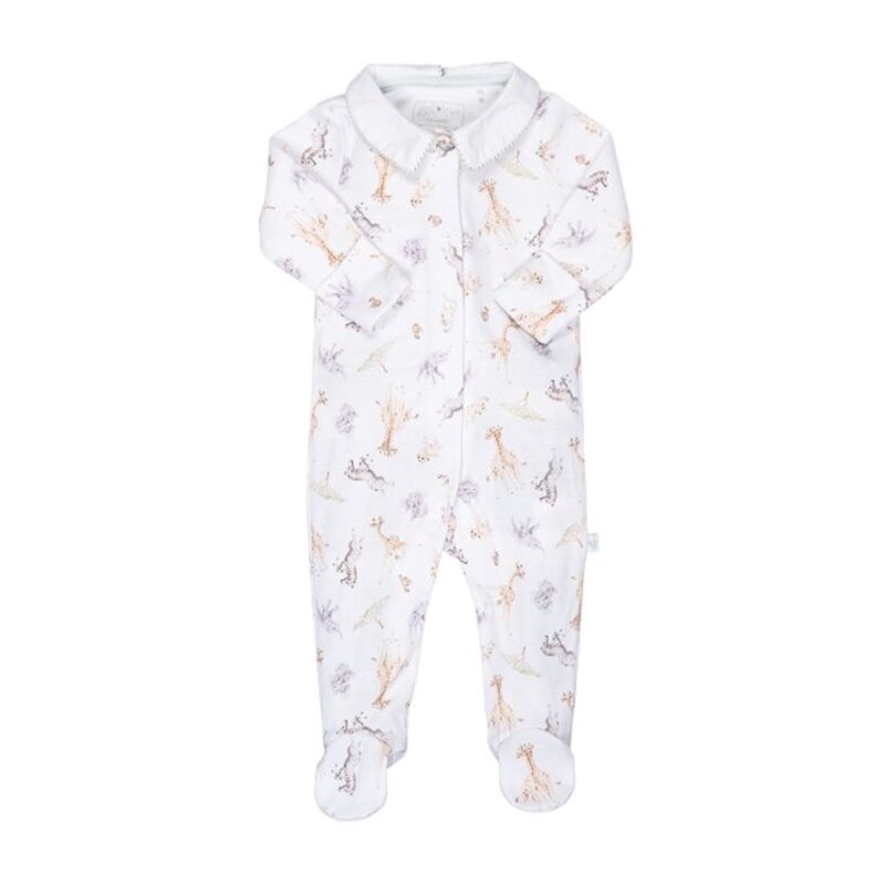 Wrendale Designs Sleepsuit 3 - 6 M - 'Little Savannah'