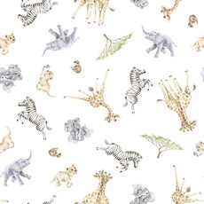 Wrendale Designs Sleepsuit 3 - 6 M - 'Little Savannah'