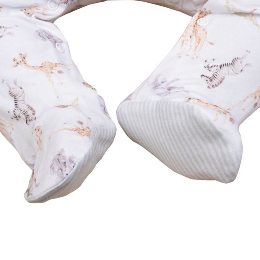 Wrendale Designs Sleepsuit 3 - 6 M - 'Little Savannah'